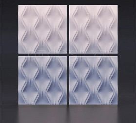 Гипсовая 3D панель DecoStyl Plisse (017)